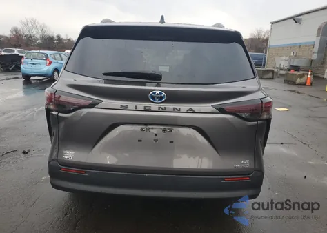 2024 Toyota Sienna Le из США, поврежденный, VIN 5TDBSKFCXRS137215